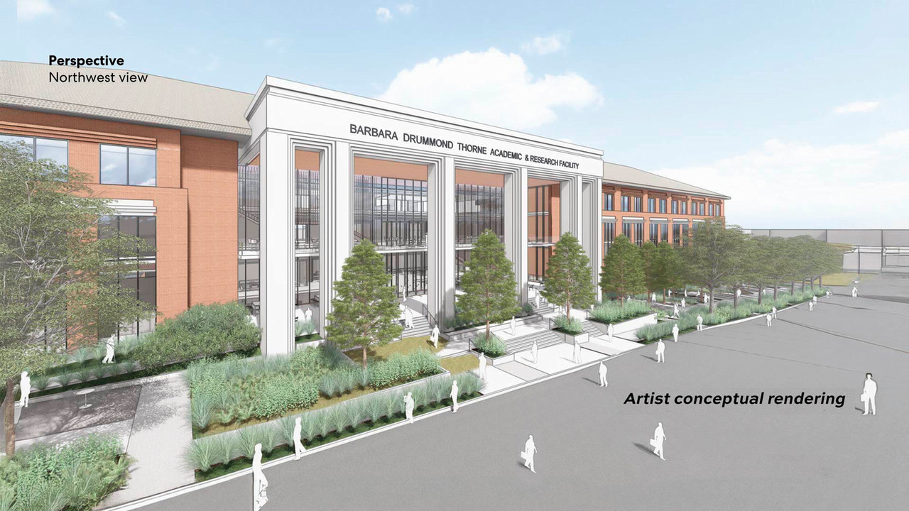 artists rendering of new building